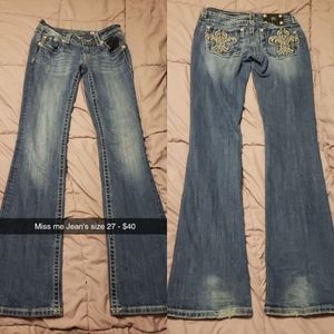 Miss me Jean's size 27